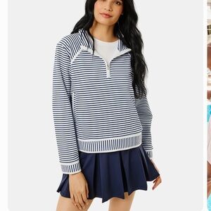 Addison Bay Navy and White Striped Sweater